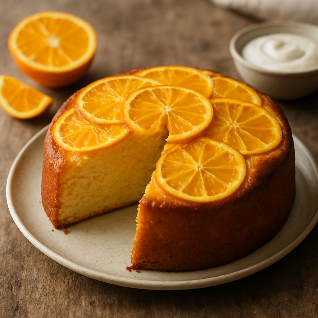 Gâteau à l'Orange et au Yaourt