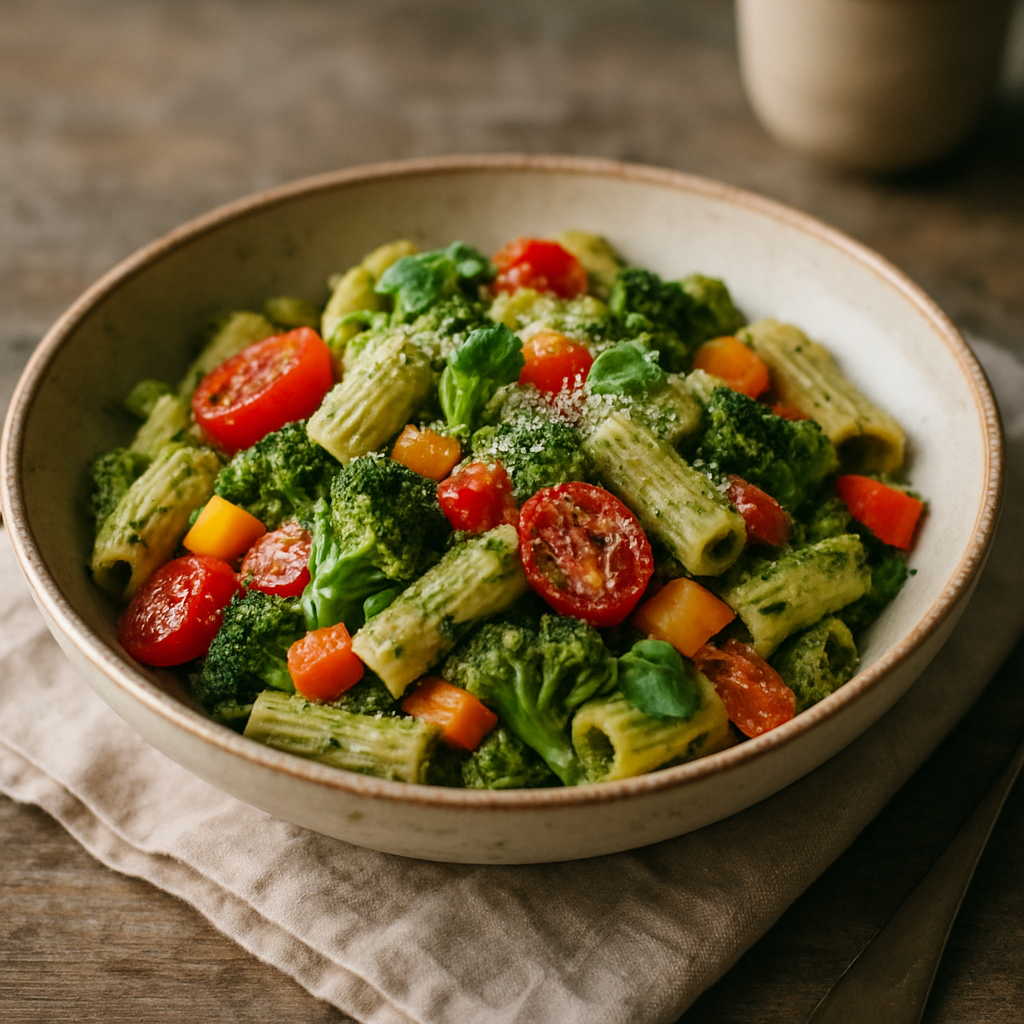 Pâtes au Pesto de Légumes